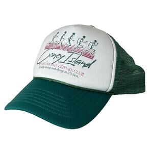 Green and White Trucker Hat